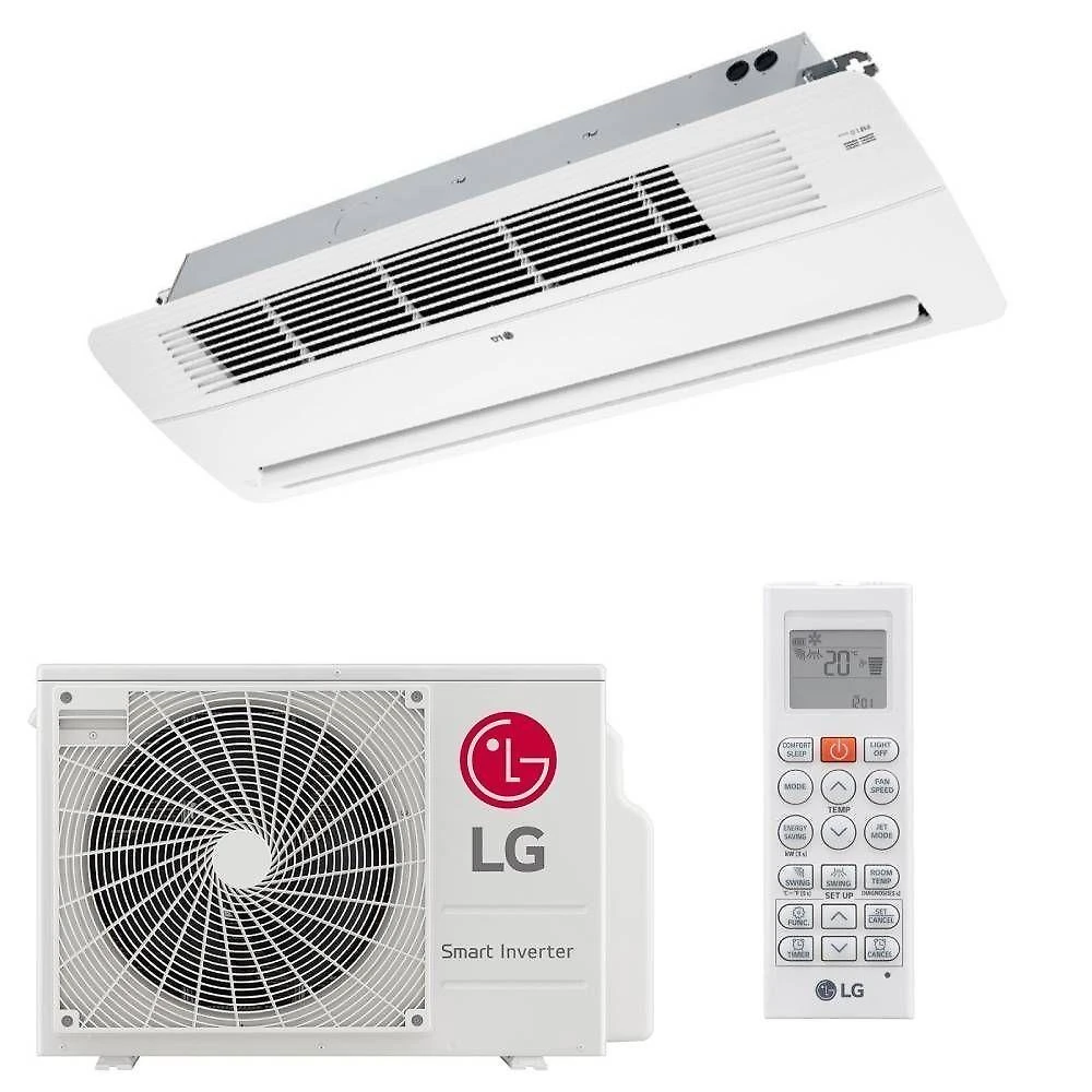 Ar-condicionado cassete lg 1 via inverter 16000 btus 220v quente e frio at-w18gtlp1.awgzbr1