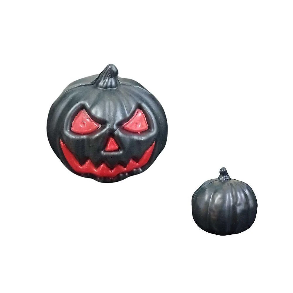 Decoração Halloween Mini Abóbora Terror Cor Roxo