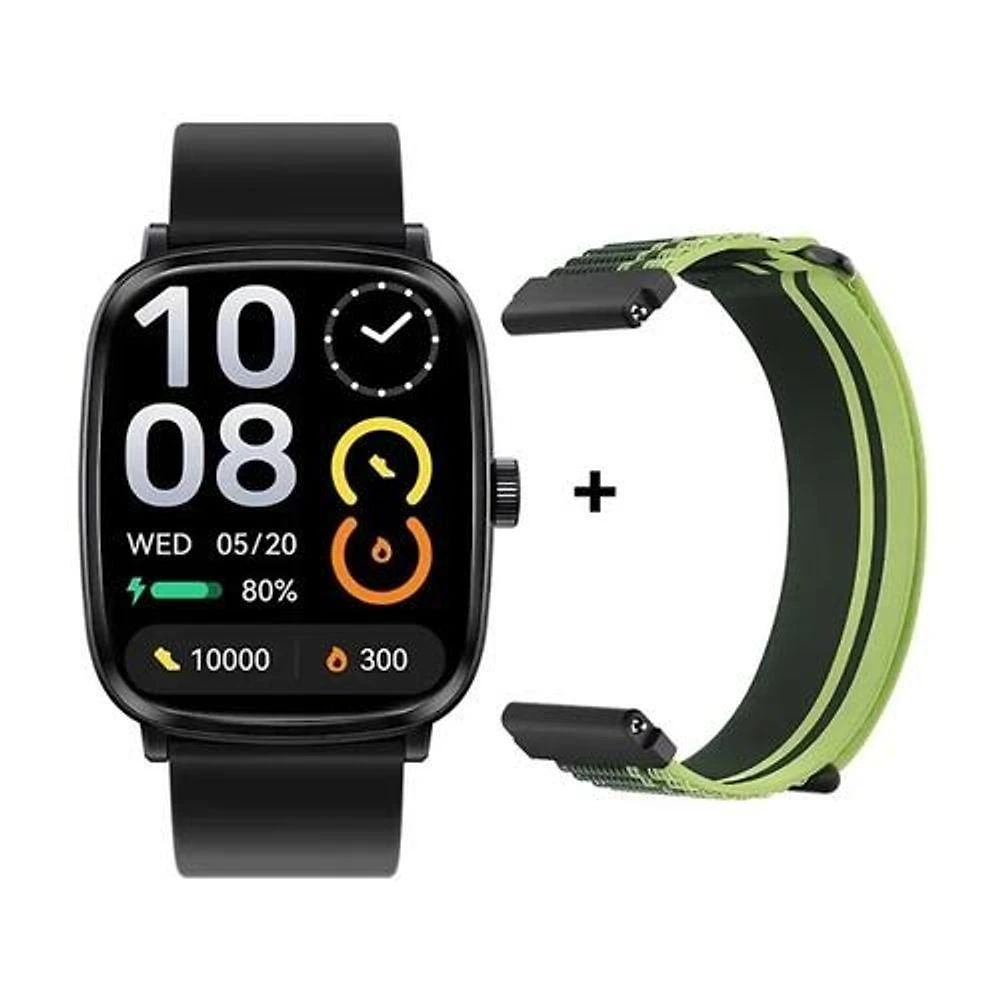 Smartwatch Haylou Solar RS5 AMOLED 2,01" Monitoramento Saúde 8 Dias Preto