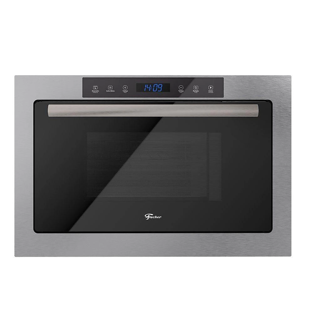 Forno Micro Ondas Embut Infinity 25L Touch Com Grill Fischer Inox 110V