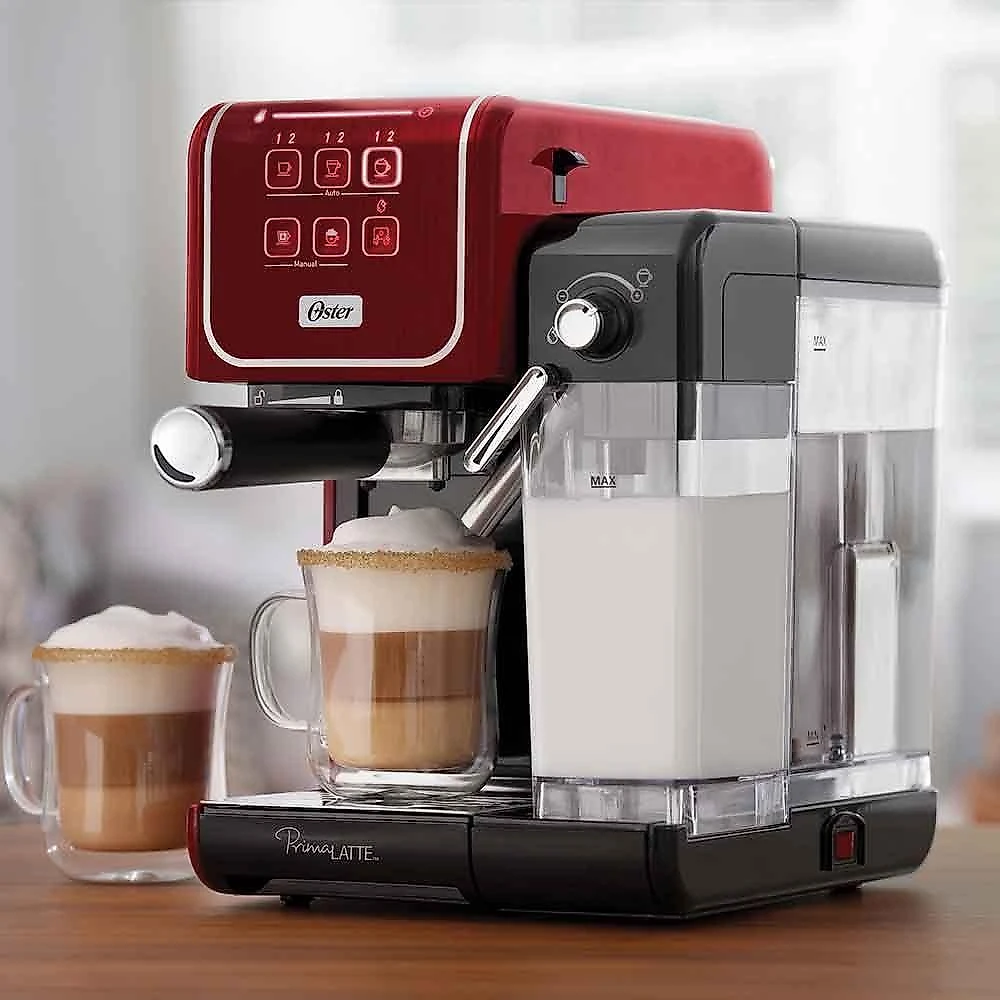 Cafeteira oster primalatte touch red 127v bvstem6801r-017