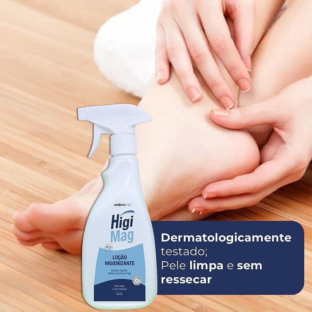 Kit Loção Higienizante Higi Mag 500ML e Loção Emoliente Homeo Clean 250ML webcontinental-7893015501968