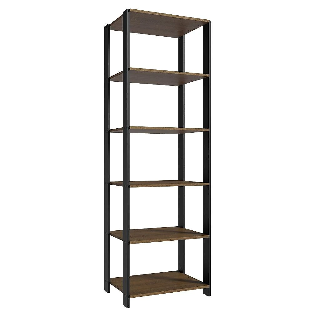 Estante Multiuso para Lavanderia 59cm Rustic/Preto Madesa Rustic/Preto
