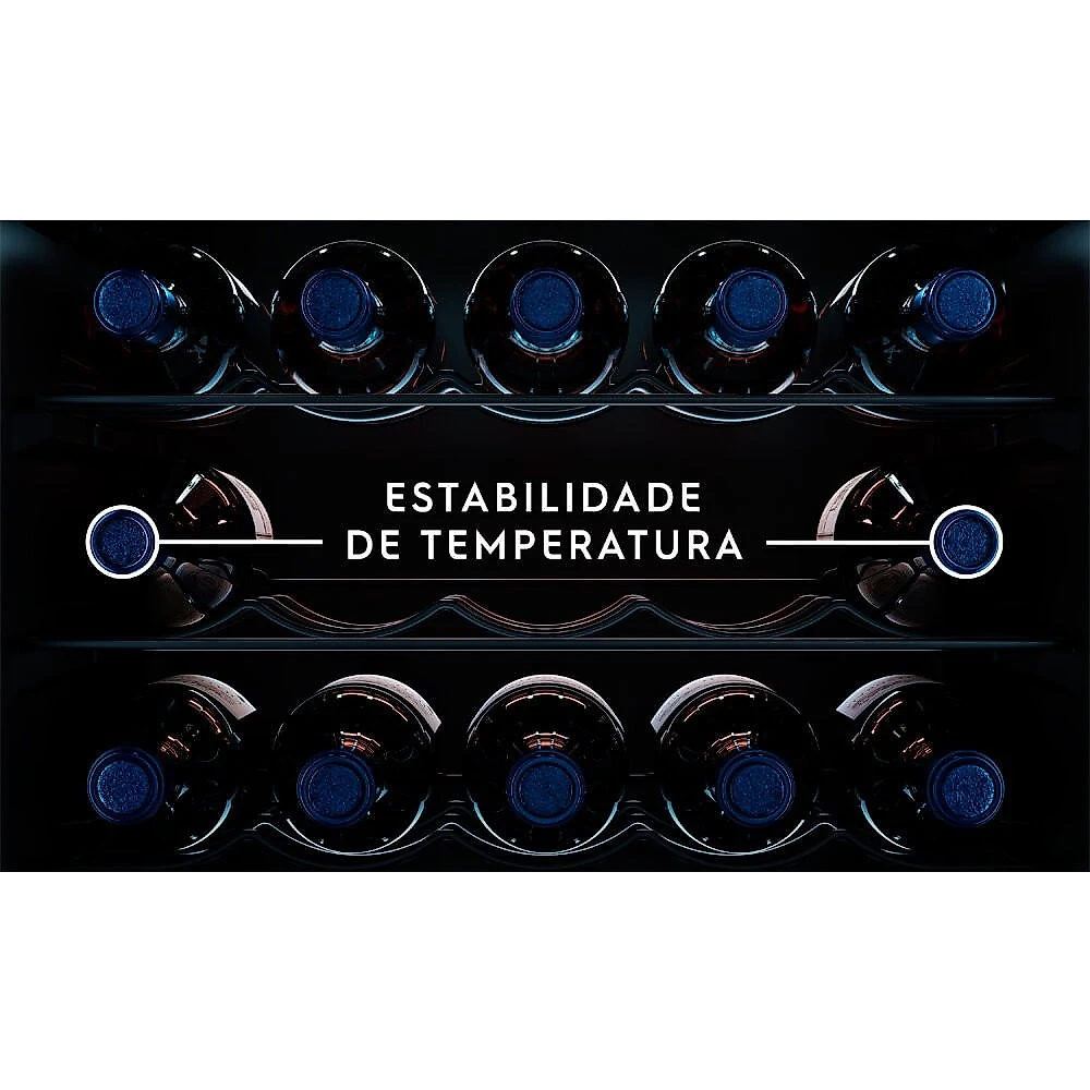 Adega Electrolux 29 Garrafas com Dual Zone WDF29 Preto - 110V