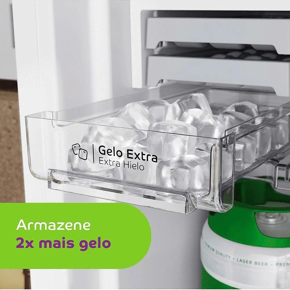 Geladeira Consul Frost Free Duplex, CRM56FB 451 Litros e Fogão 4 Bocas Consul CFO4NAB, Branco 220 Volts