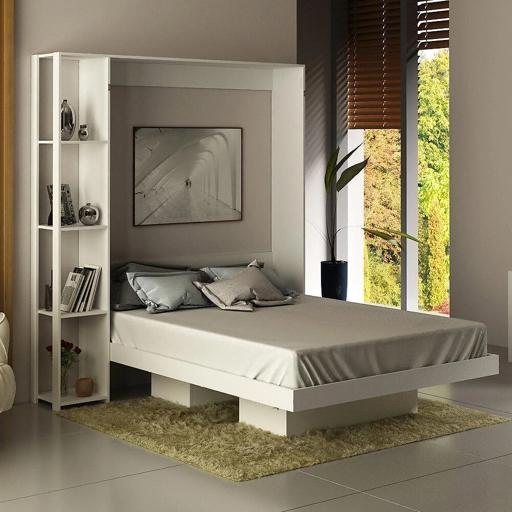 Cama Articulada Casal Para Colchão 138 X 188Cm Multimóveis Vcr35034 Branco Branco