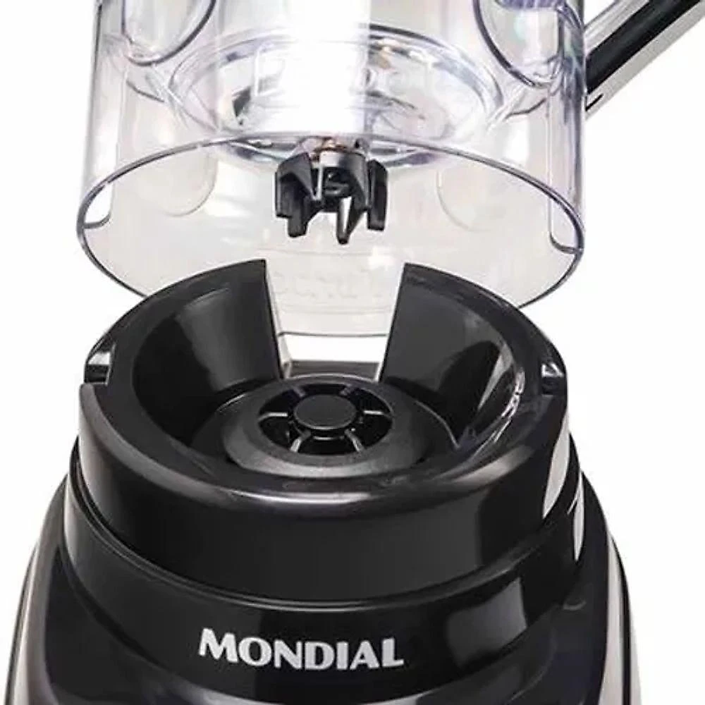 Liquidificador Portatil 2.2 Litros Mondial Turbo Power Preto L99 110V