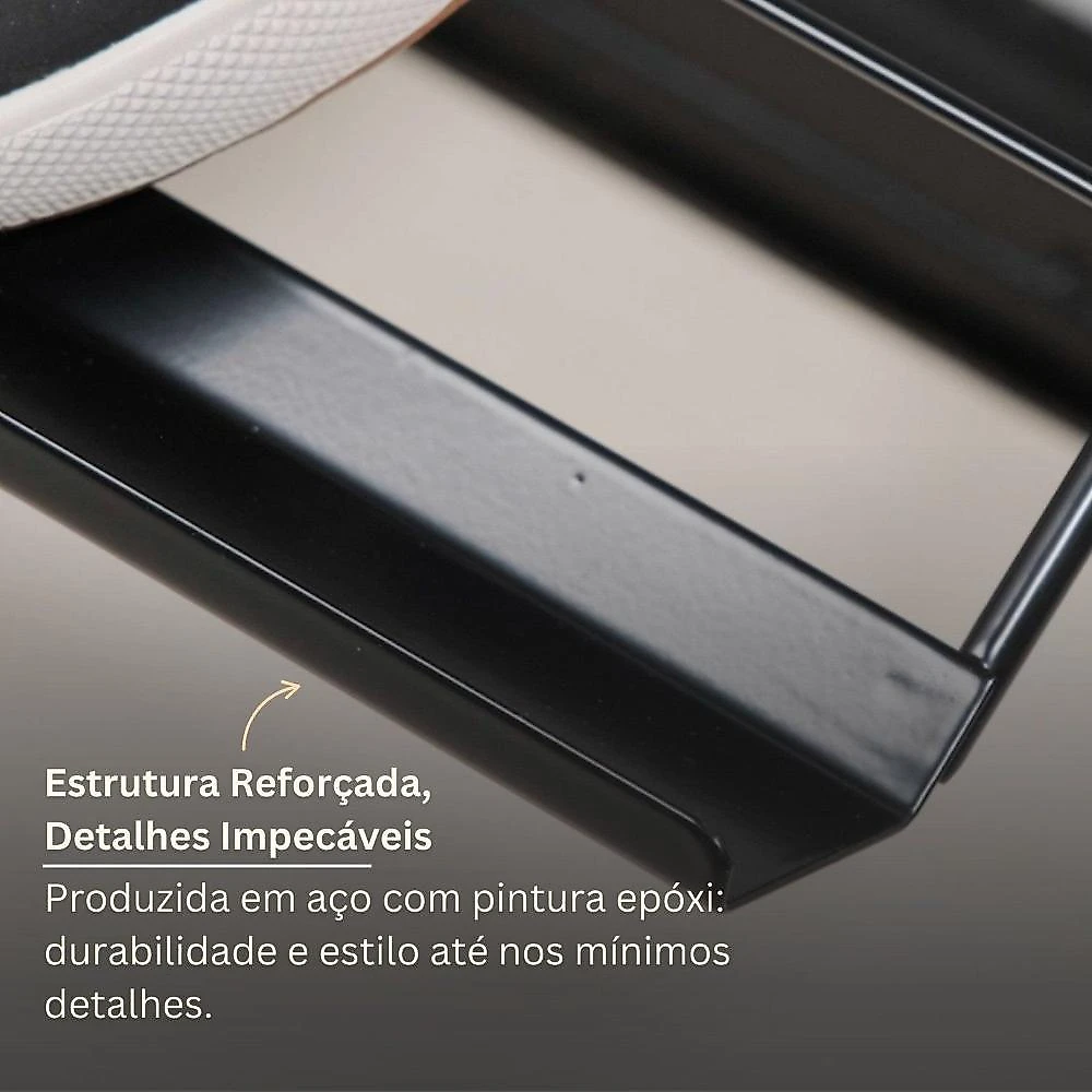 Closet Aberto Modular para Casal 225cm Eminence Preto