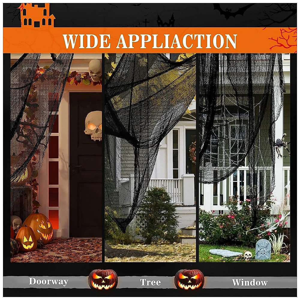 Teias de Aranha para Decoração de Halloween 2 x 4 Metros