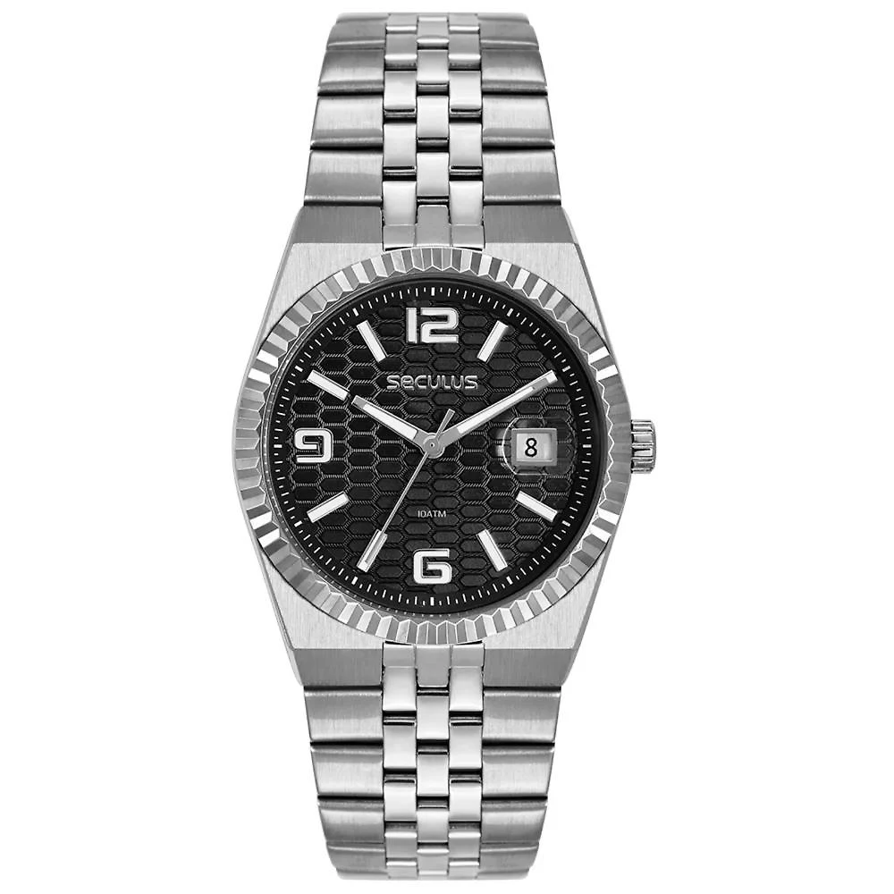Relógio Seculus 77363G0SVNA2 Preto 40mm