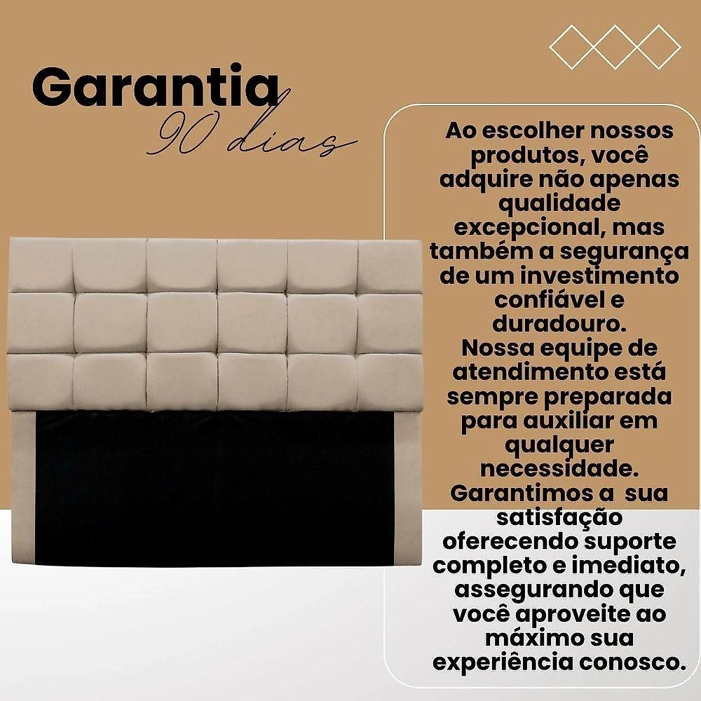 Cabeceira Queen 160 Cm Estofada Talita Em Suede Com Frame Rose