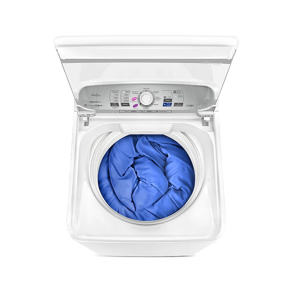 Máquina de Lavar Panasonic função Vanish Branco mais Branco 14kg Branca - NA-F140B1W 110v