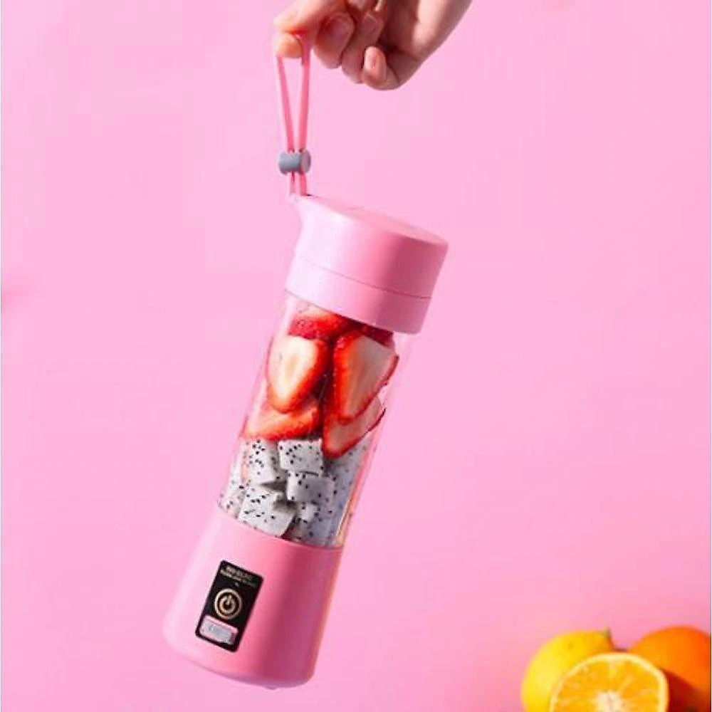 Liquidificador Usb Portátil Azul Com Jarra