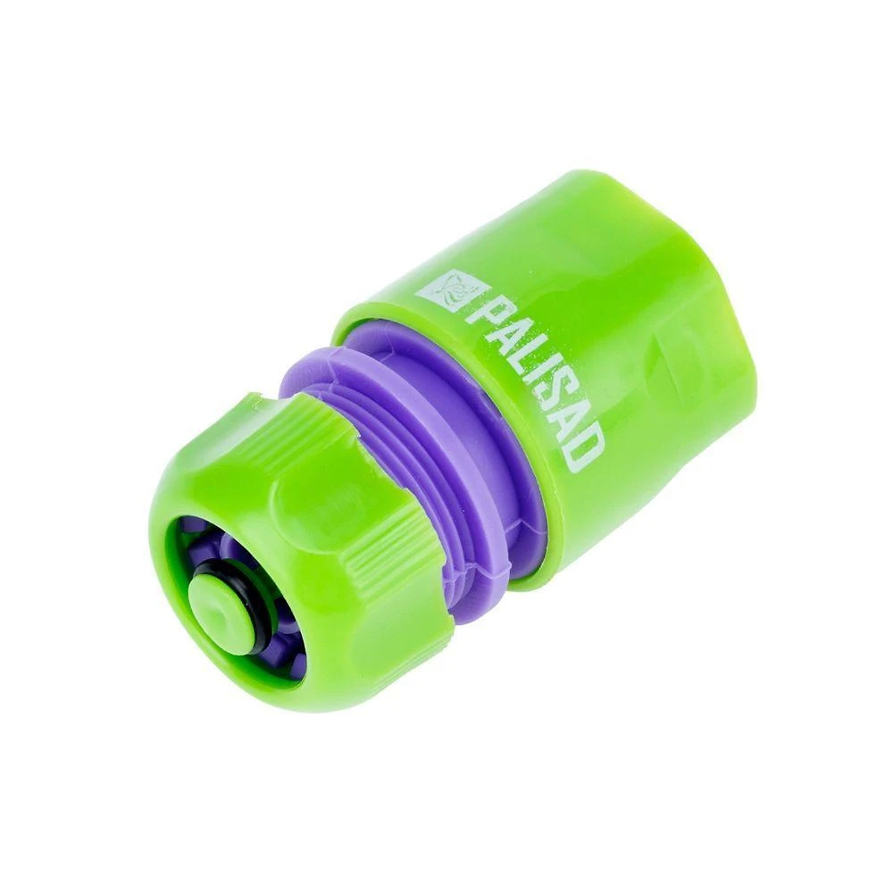Engate Rápido 1-2'' 661408 com Aquastop Plástico ABS Palisad