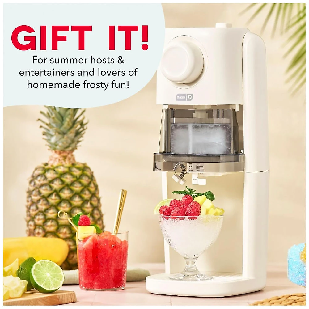 Máquina de Slush Raspadinha DASH Pro Cream 2 Xícaras Lâmina Ajustável 110V