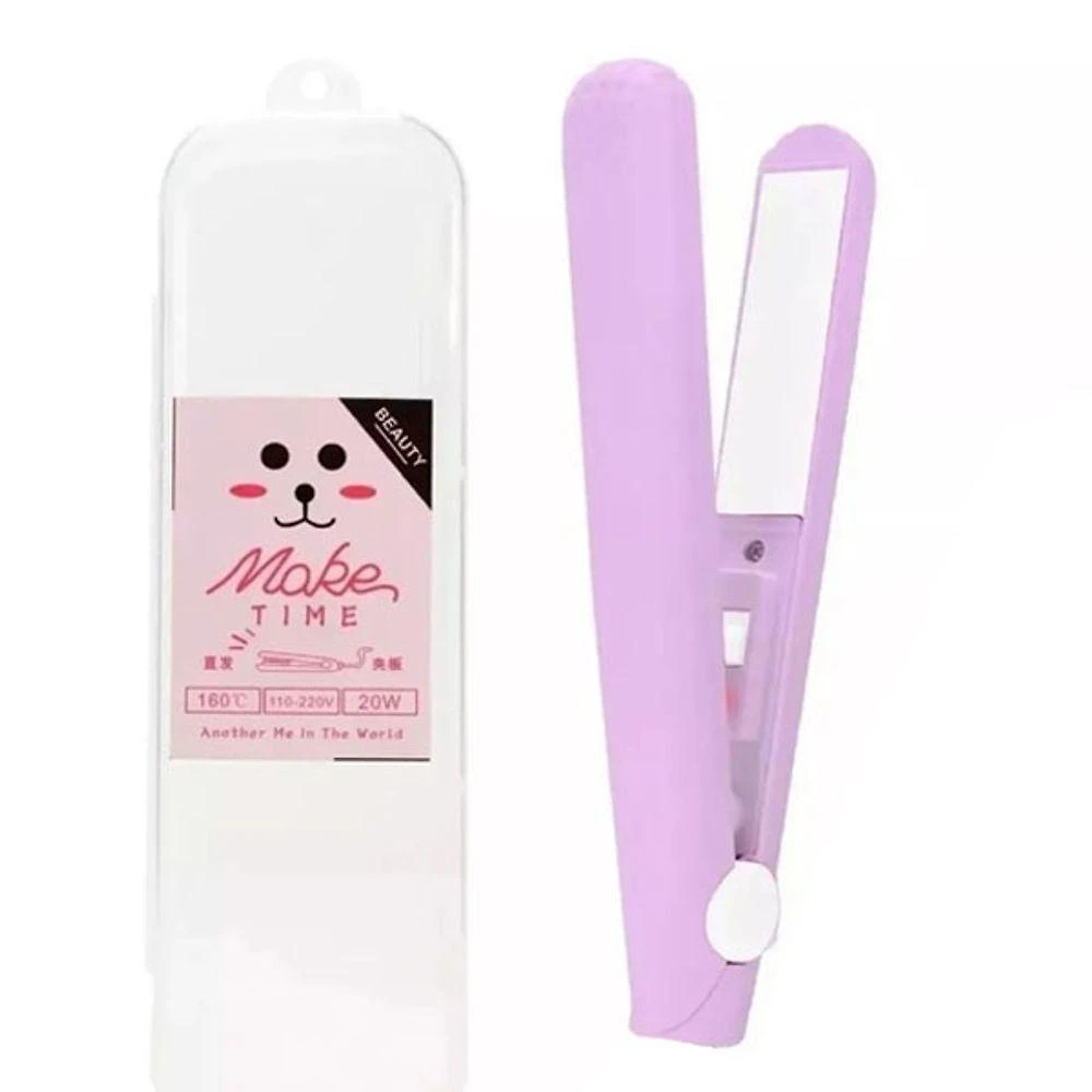 Mini Chapinha Prancha Para Viagem 17cm Bivolt Roxo Nº1