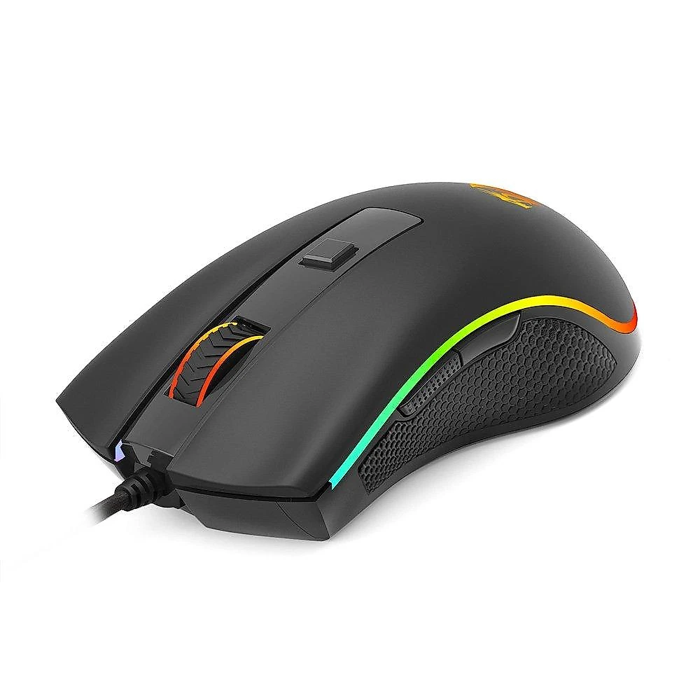 Mouse Gamer Redragon Cobra Cypher Lite, RGB, 12800 DPI, 6 Botões, USB, Preto - M611-RGB