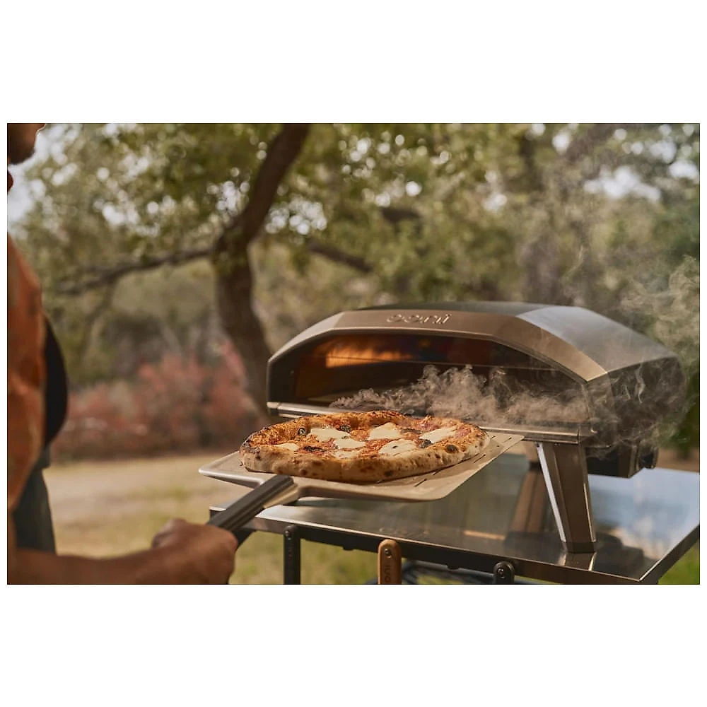 Forno de Pizza Ooni Koda 2 Pro 18" a Gás Portátil Pedra Refratária 500°C Alta Temperatura Externo Preto Fundição