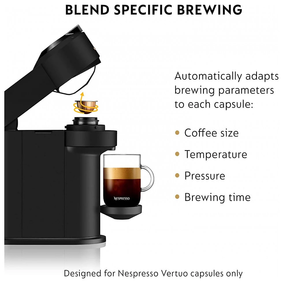 Miniatura Cafeteira Elétrica Programável Nestle Nespresso ENV120BM 1.2L, 110V, Preta