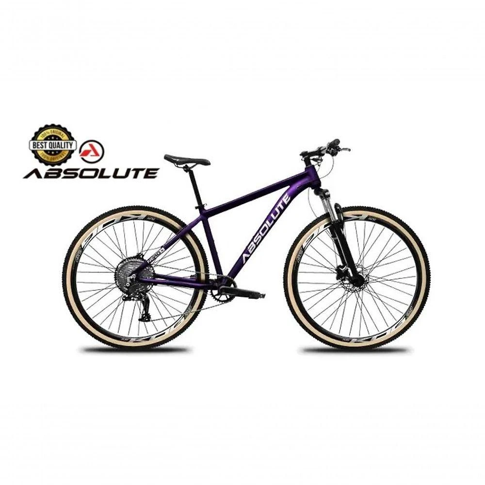Bicicleta Aro 29 Nero 5 Peças Inteira Absolute 12v Freio Hidráulico Garfo Com Trava K7 11-52d Roxo 13.8