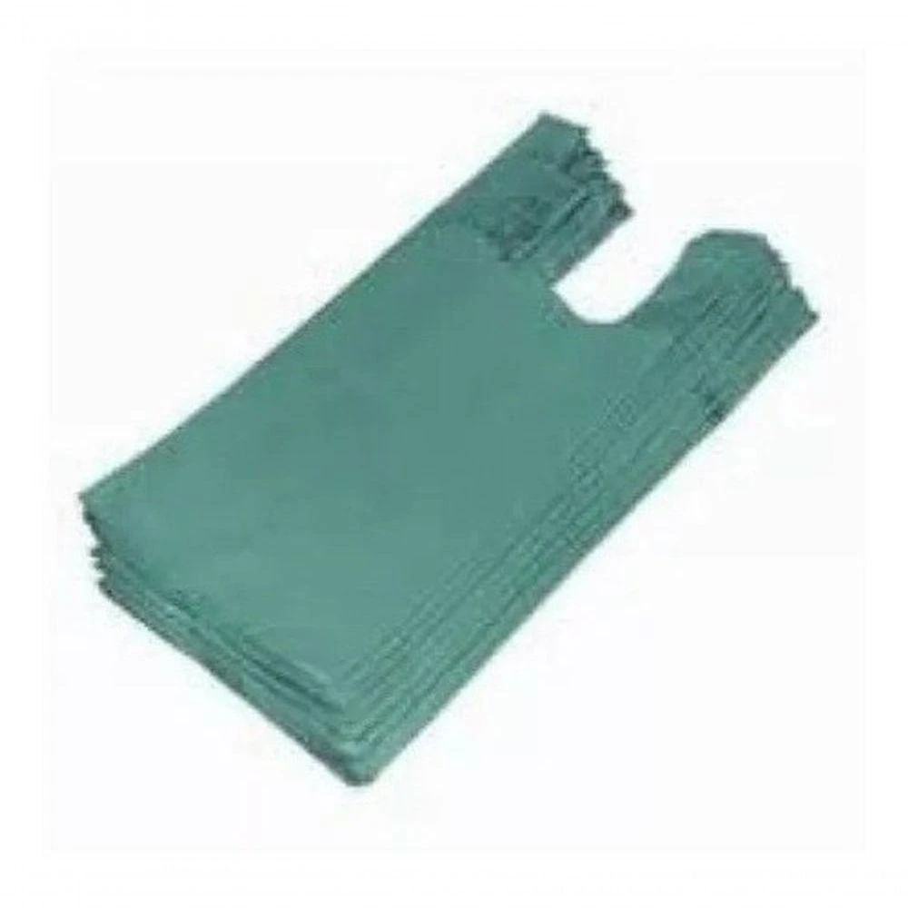 Sacola Plástica Reciclada Reforçada 45x60 5 kg com Alta Resistência Azul, Verde Higipack