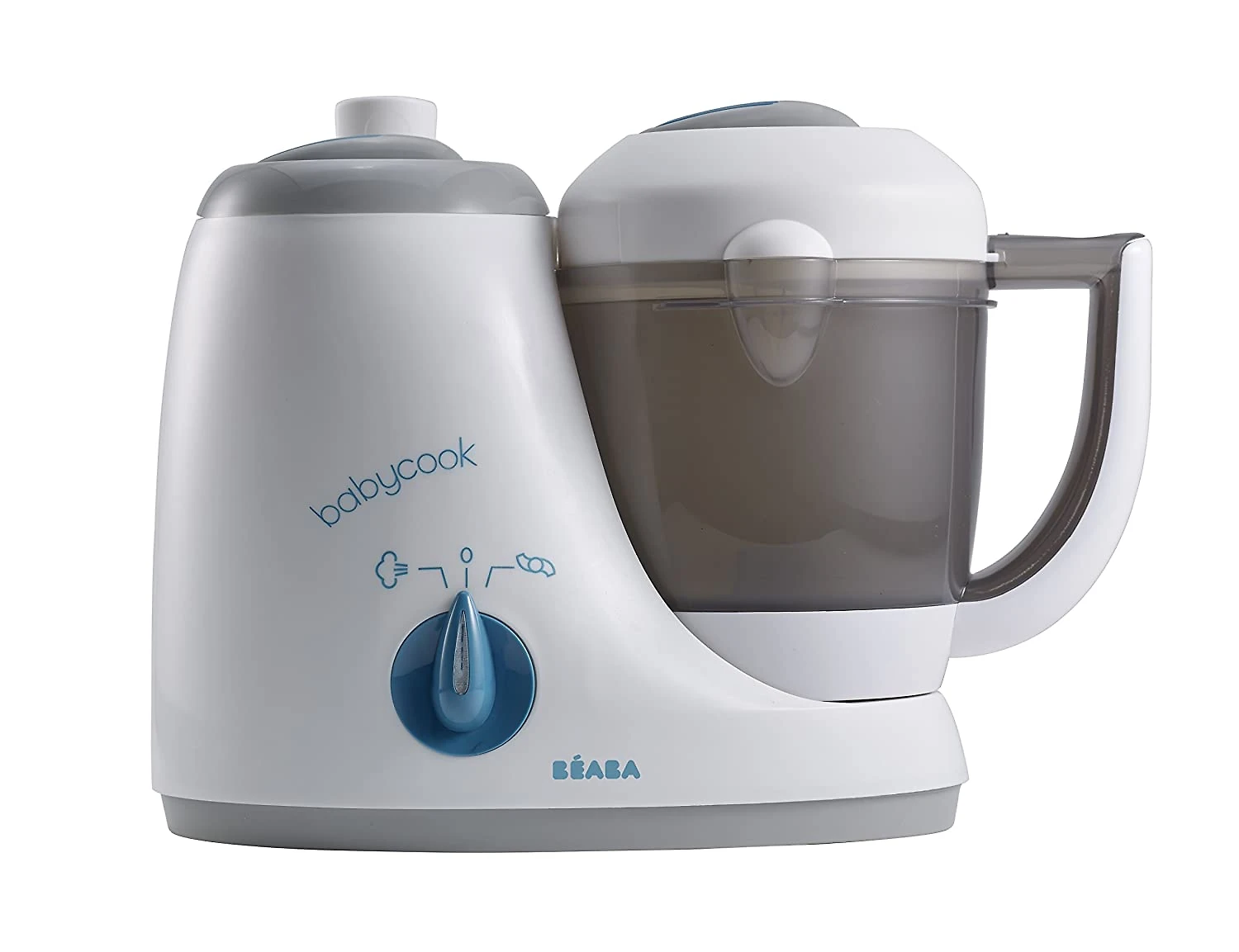 BEABA Babycook Processador Comida P Bebê 4 em 1 800ml Panela VaporLiquidificador Branco 110V