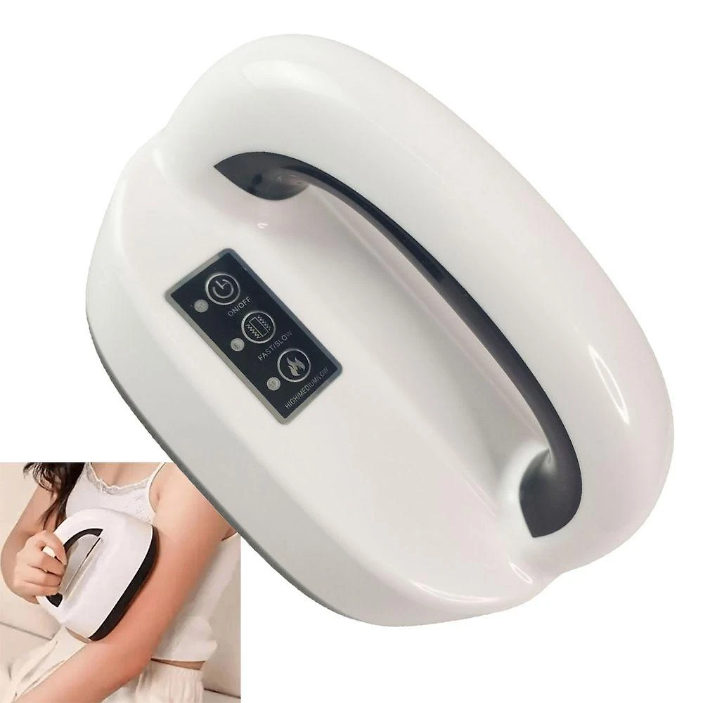 Massageador Corporal BSL3673 com Vibração e Aquecimento 6 Pontos Branco Leva Pra Casa