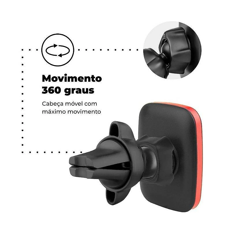 Kit Veicular Essencial: Suporte Tank Car + Cabo Defender 4 em 1 + Carregador Turbo Fast Charger - Gshield