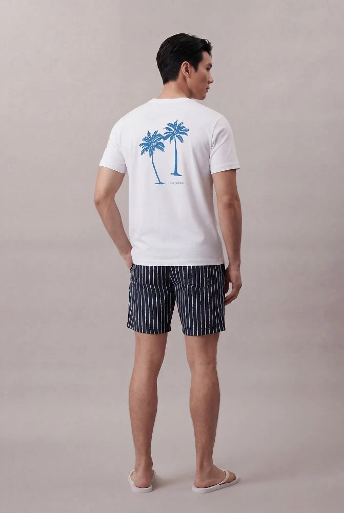 Shorts Swim Masc Listras Irregulares - Marinho