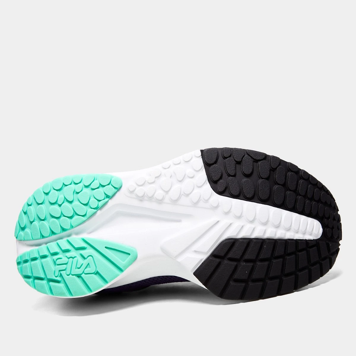 Miniatura Tênis Fila Racer Nairobi Feminino Roxo+Verde - 34