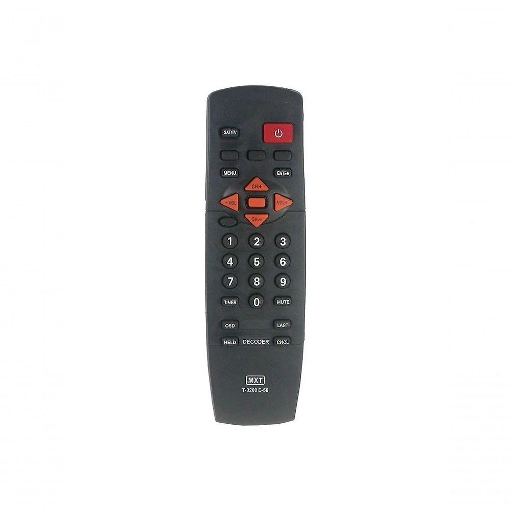 Controle Remoto Grupo MXT MXT 0866 CR320 para Receptor Tecsat T3200 E-50 T3200 Plus