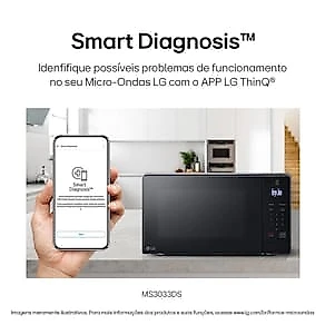 Forno de Micro-ondas LG NeoChef MS3033D com Função limpa fácil e Receitas Pré-programadas - 30 litros 110V