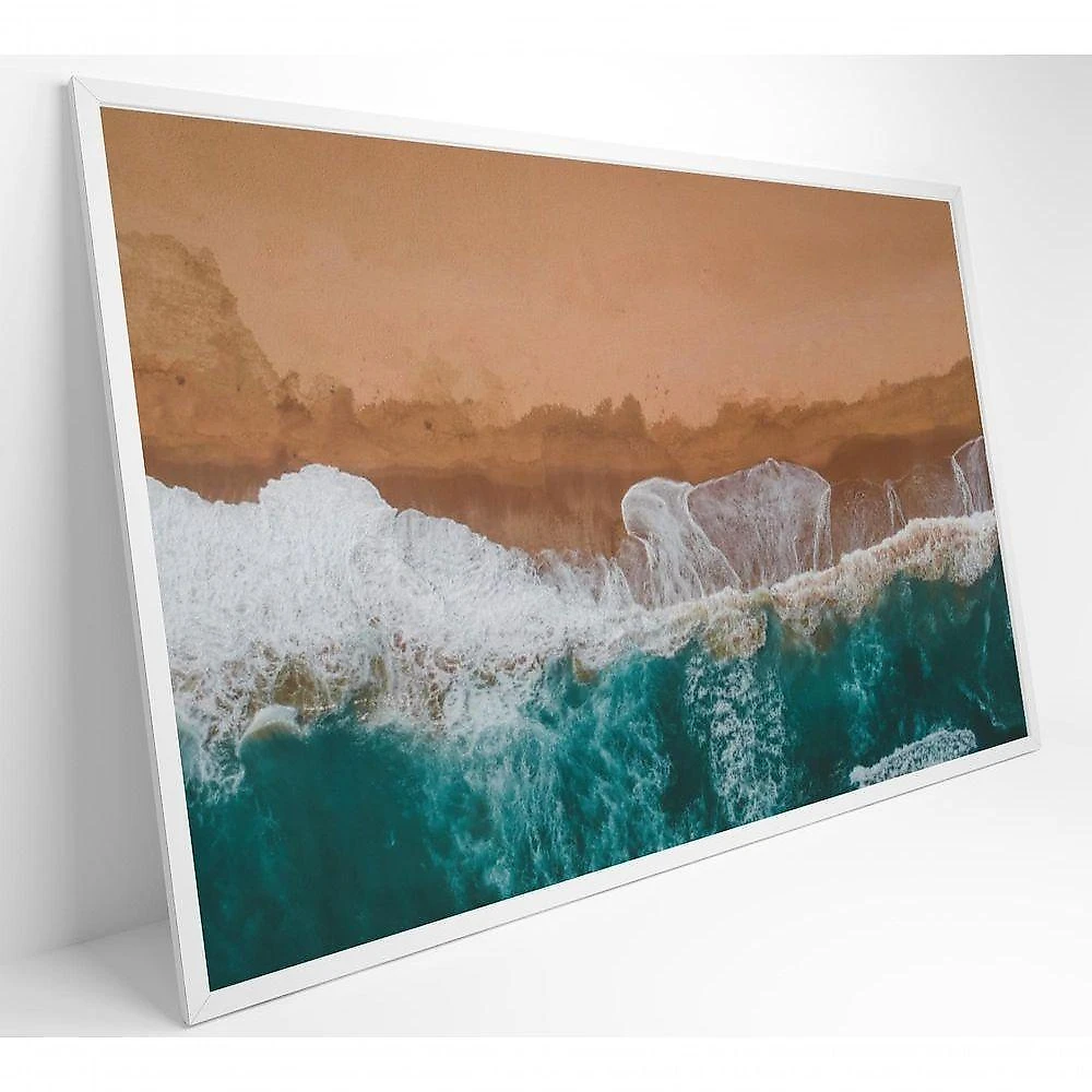 Quadro Praia 3 60x40 Cm Tecido Canvas