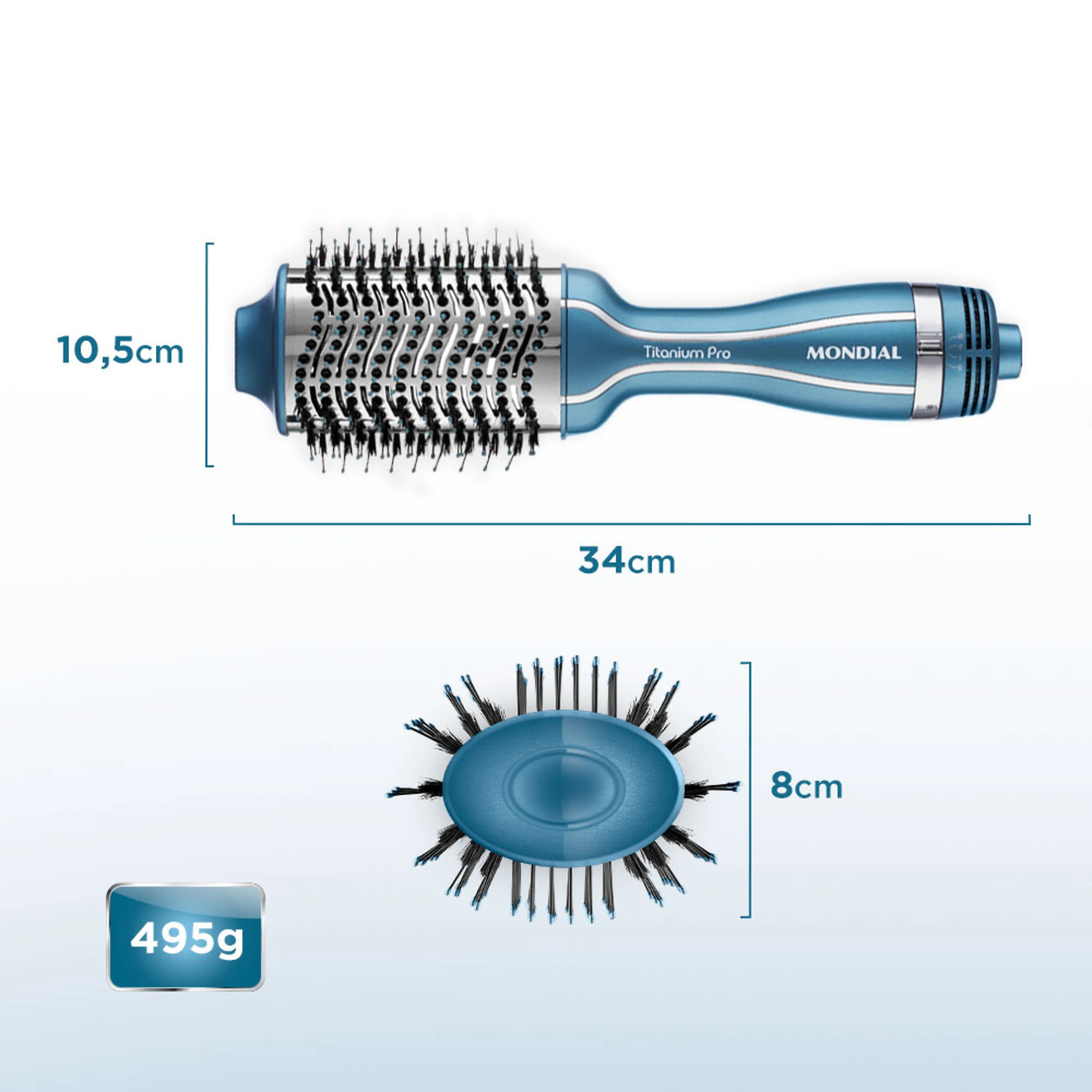 Escova Secadora Titanium Pro Mondial ES-28 ESCOVA SECADORA ES-28 BIVOLT