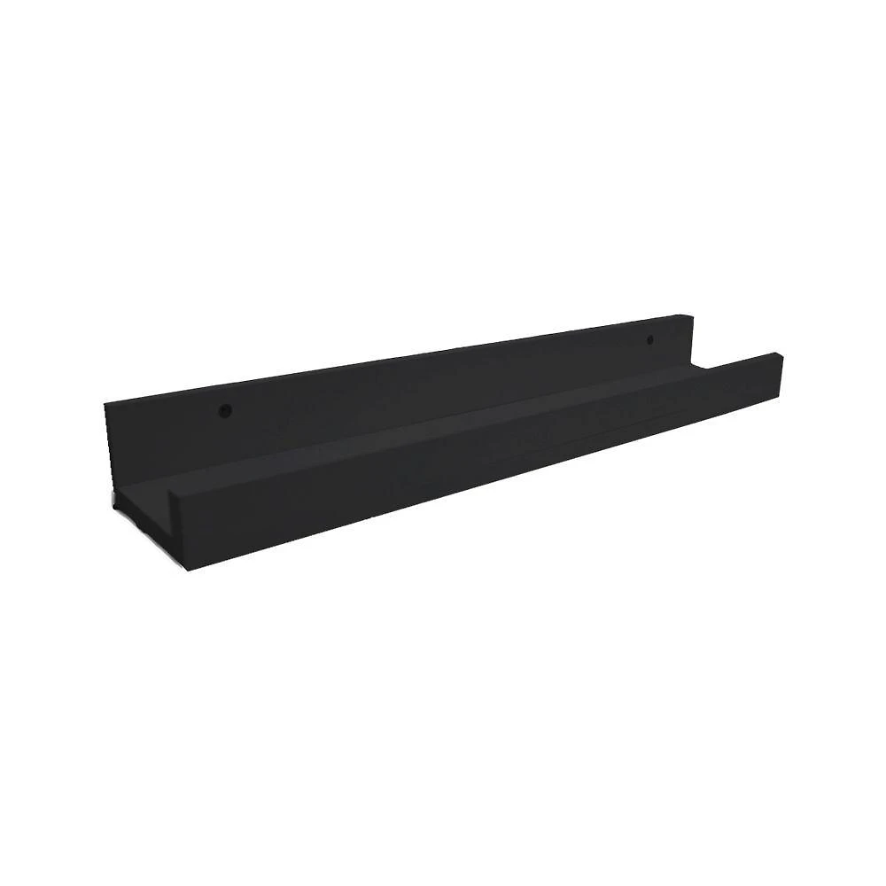 Prateleira para Temperos Tempero Simples 65CM MDF para Cozinha Preto