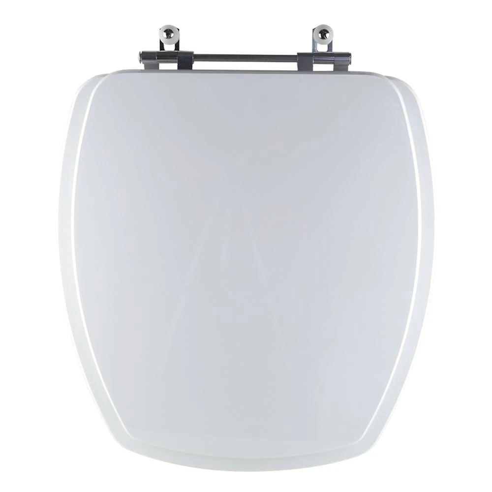 Assento Sanitário Tampa De Vaso Branco Mdf Laqueado Thema Para Bacia Incepa