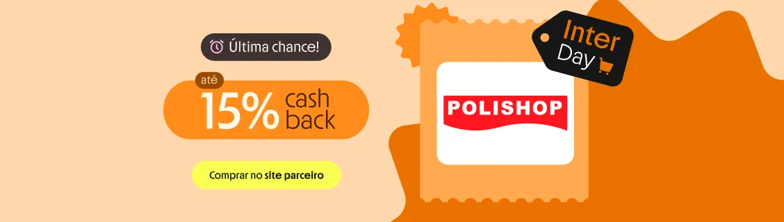 POLISHOP COM ATÉ 15% DE CASHBACK