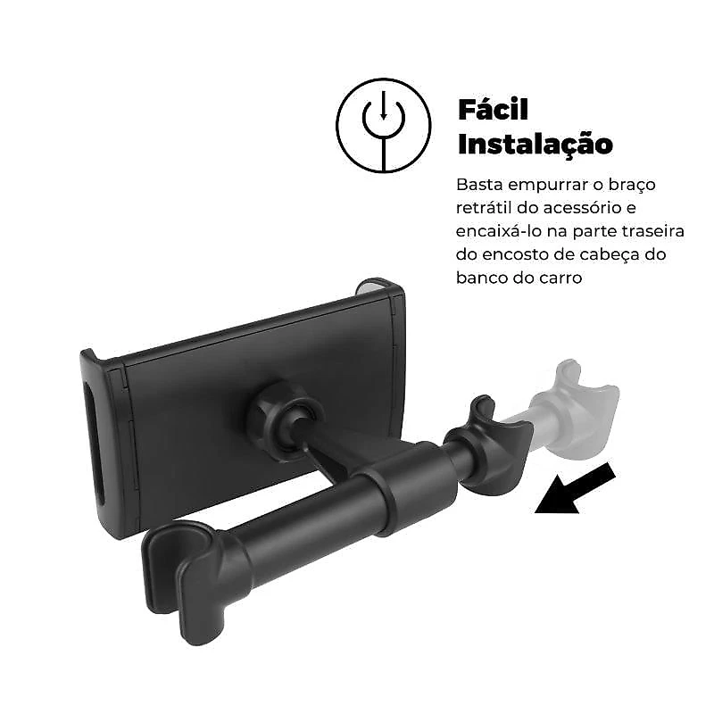 Suporte Veicular Tank Car (6 Imãs) + Suporte Veicular Tank Car encosto do carro 11 pol - Gshield