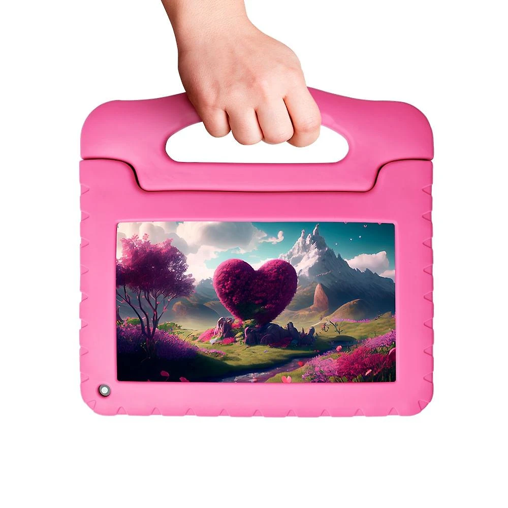 Tablet infantil kid pad rosa 4gb ram + 64gb + tela 7 pol + wi-fi + android 13 quad core multi - nb411out [reembalado]