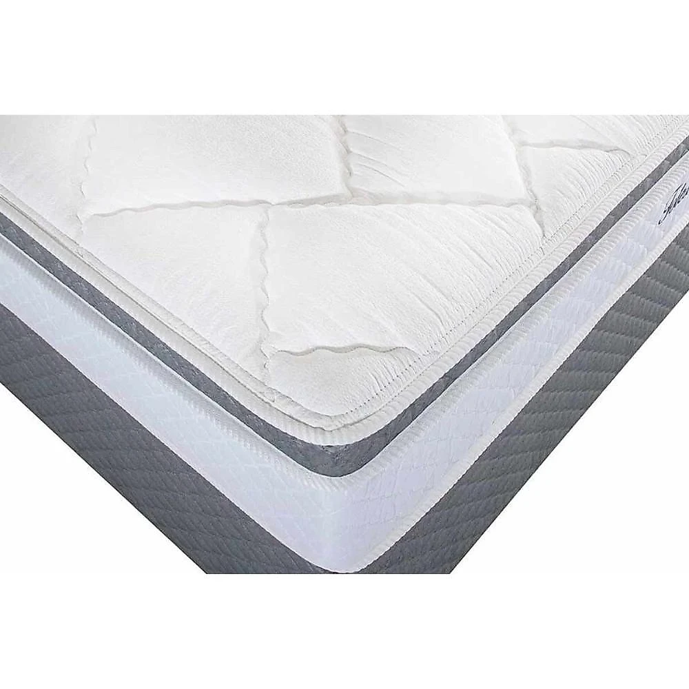 Colchão Solteiro Molas Ensacadas D33 Pillow Top 88x188x28CM Bege Herval