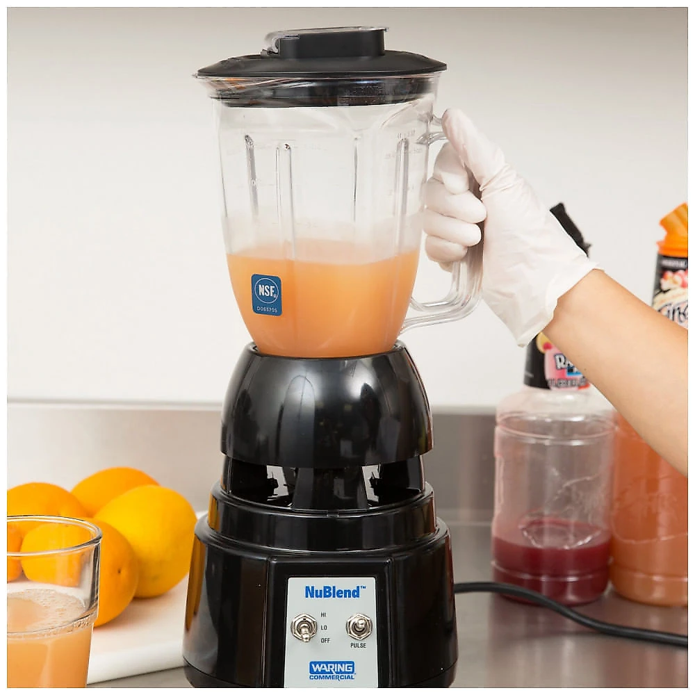 Waring CAC87 Copo Copoliéster 1,3L com Tampa e Lâmina para Liquidificadores Comerciais
