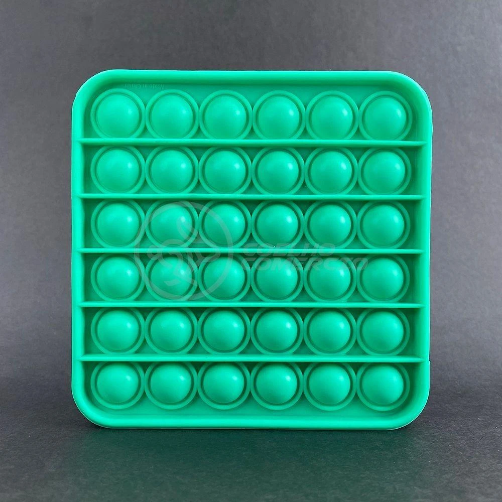Pop It Quadrado Anti Stress Ansiedade Verde