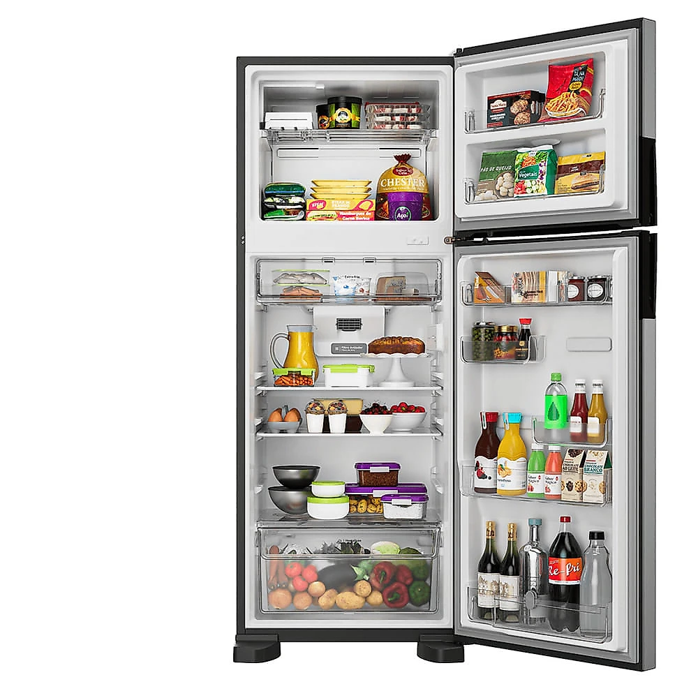 Geladeira Consul CRM53MK Duplex 455 Litros Tecnologia Inverter Frost Free Inox - 110V