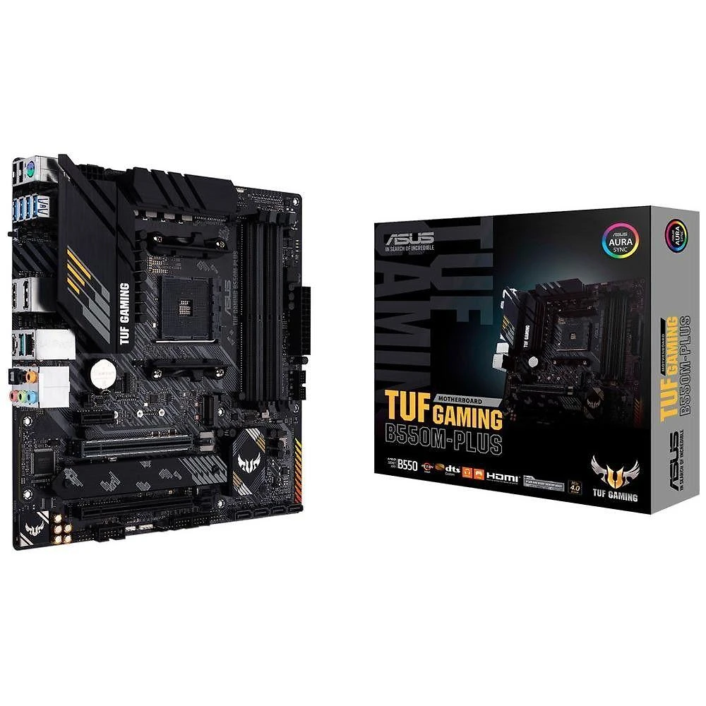 Placa Mãe TUF Gaming B550M-Plus Matx AMD AM4 DDR4 com 2 Slots M.2 Asus