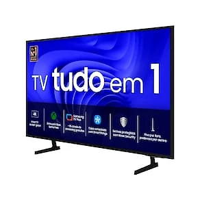 Miniatura Smart TV 50" 4K Ultra HD Samsung 50DU7700 com processador Crystal 4K, Gaming Hub, AI Energy Mode, Alexa built-in, Wi-Fi, Bluetooth, USB e HDMI