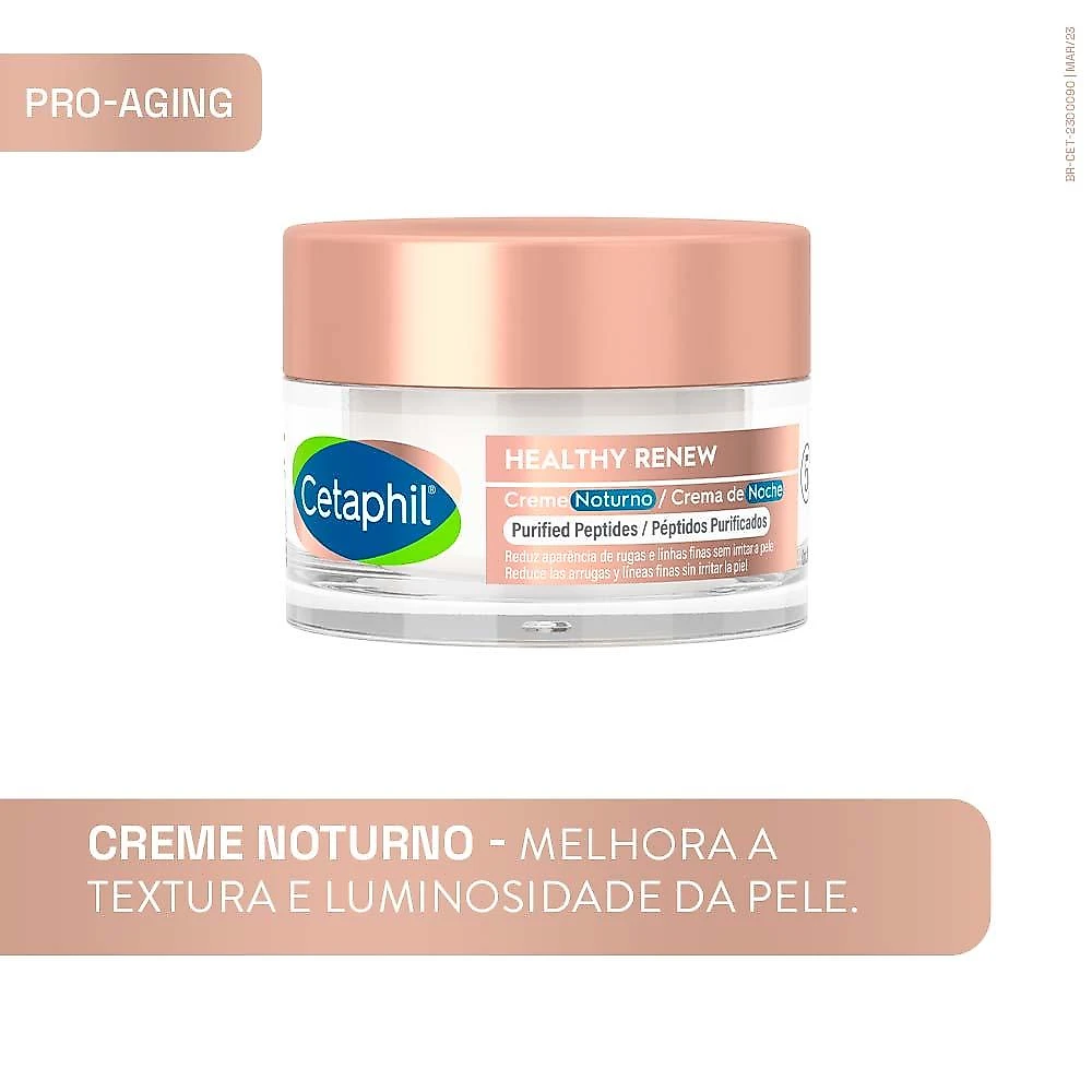 Creme facial noturno cetaphil healthy renew 50ml