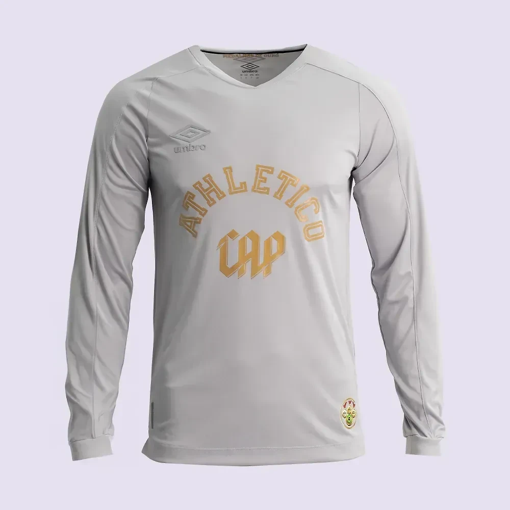 Camisa Masculina Athletico Goleiro Oficial 2026 Cinza