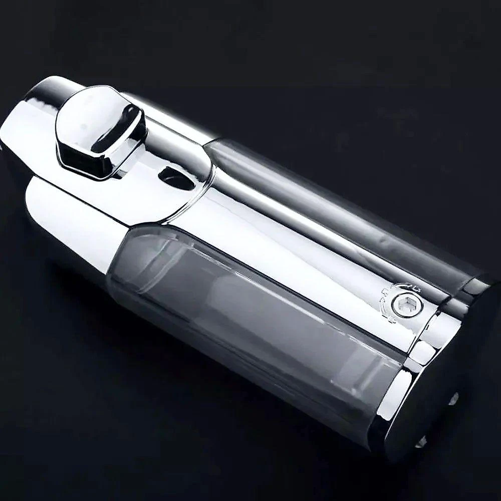 Dispenser Duplo Shampoo Sabonete Liquido Alcool Banheiro Hotel Casa Shopping