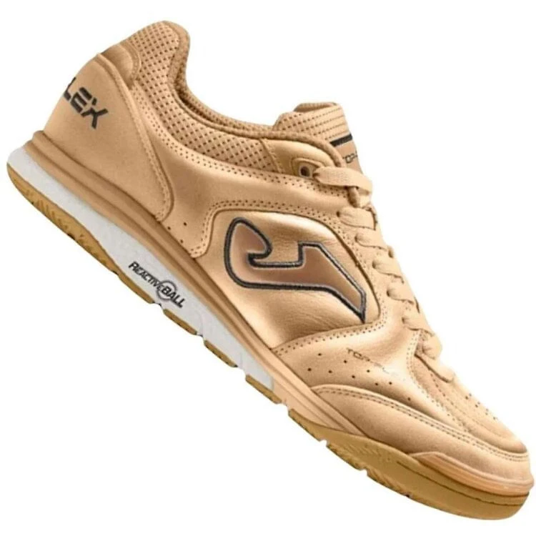 Chuteira Futsal Joma Top Flex Rebound Golden Masc - Ouro - OURO