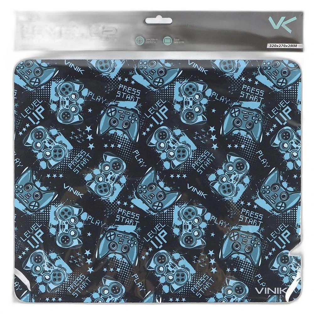 Mouse Pad Vinik Level Up 320x270x2mm Mplu32